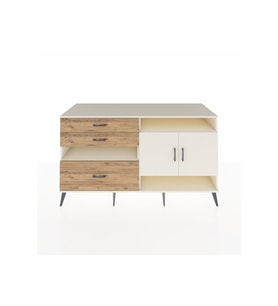 Kronos Konsol 4 Raflı 3 Çekmeceli 2 Kapaklı 176x59x99 Aytaşı-Aytaşı/Çam