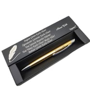 Signator® C456 Açık Bronz Krom Tükenmez Kalem  İsme Özel Kalem  Hediyelik Kalem (Karışık)