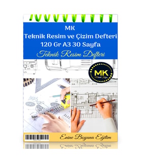 MK Teknik Resim Defter 120 Gr A3 30 Sayfa