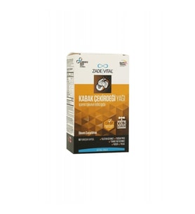 Zade Vital Kabak Çekirdeği Yağı 320 mg 60 Yumuşak Kapsül