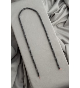 Hematit Doğal Taş Kahverengi Rondela Kesim 2x4mm Dizi