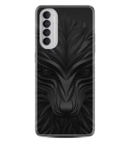 Oppo Reno 4 Pro Kılıf Resimli Desenli Baskılı Silikon Kılıf Black Fox 1325