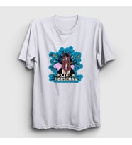 Presmono Unisex Beyaz Life Bojack Horseman T-Shirt 435850tt