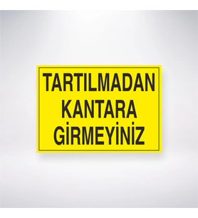 Tartılmadan Kantara Girmeyiniz