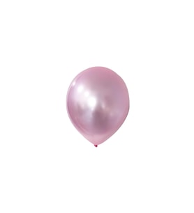 Balon Metalik Pembe 10'lu