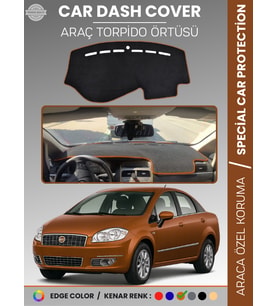 FIAT Linea (2007-2015) Torpido Örtüsü Ön Göğüs Koruma Torpido Koruma Tam Uyum Kaymaz Kolay Montaj