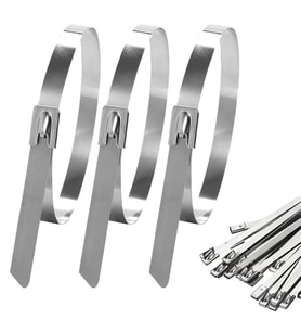 Powermaster 304 Paslanmaz Çelik Kablo Bağı 7.9x200 Mm 100 Lük Paket Klip Klemens Çırt