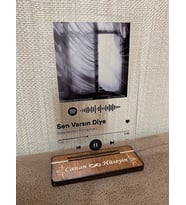 KİŞİYE ÖZEL SPOTİFY PLAKET