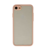 Apple iPhone 7 Kılıf Montreal Silikon Kapak - Pembe