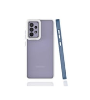 Samsung Galaxy A52 Uyumlu Kılıf Zore Mima Kapak (Lacivert)