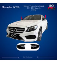 Mercedes W205 2015-2019 Piano Black Batman Yarasa Ayna Kapağı