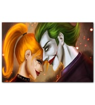 Cakatablo Joker And Harley Quinn Görseli MDF Tablo