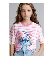 Defacto 26Y801002498 Ekru Kız Çocuk T-Shirt G8190A8/ER105