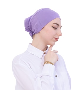 Pratik Bone Pamuklu Tesettür İç Bone, Başörtüsü İçin Hazır Viskon Şapka, Namaz Günlük Kullanım İçin