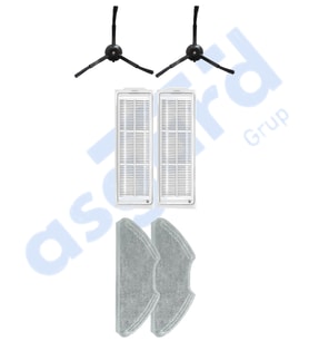 Xiaomi Mop 2 Pro (MJST1SHW) -Mop 2 Lite Uyumlu 2 Yan Fırça 2 Filtre 2 Mop PKT-iasgf0000414