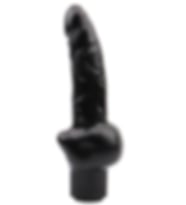 Konyax Boğumlu Siyahi 19 cm Gerçekçi Vibratör