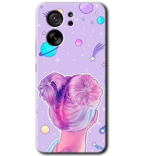 Xiaomi Mi 13T Pro Kılıf HD Desen Baskılı Arka Kapak - Uzaylı Kız