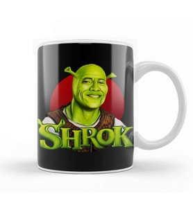 Shrek Shrok Kupa Bardak Porselen