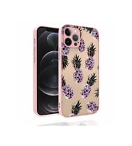 Apple iPhone 12 Pro Uyumlu Kılıf Desenli Kamera Korumalı Parlak Zore Nora Kapak (Model 1)