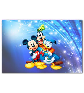 Cakatablo Mickey Mouse Donald Duck Ve Pluto