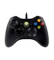 Microsoft Xbox 360 Pc Uyumlu Wired Kablolu Oyun Kolu Controller (Siyah)