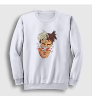 Presmono Unisex Beyaz Melting XXXTentacion Sweatshirt 48175tt (Beyaz)