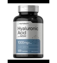 Horbäach Hyaluronic Acid with MSM  1000mg  120 Capsul.Usa Menşei.OZELSPORCUGIDALARIN'DAN.3837 (Renksiz)