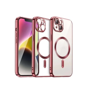 iPhone 15 Kılıf Kross Magneticsafe Kapak - Kırmızı