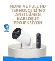 Kablosuz Ve Kablolu Bağlantı Seçenekli Ev Tipi Projeksiyon