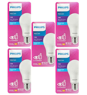 Philips 13W (100W) 6500K (Beyaz Işık) E27 Duylu Led Ampul (5 Adet)