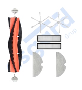 Dreame D9,D9 Max,L10 Pro,D9 Pro Uyumlu 1 Ana Fırça 2 Yan Fırça 2 Filtre 2 Mop PKT-iasgf0000154