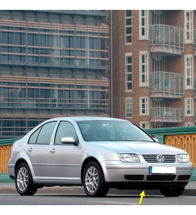 VW Bora 1999-2005 Ön Tampon Alt Spoyler Plastik 1J5805903B