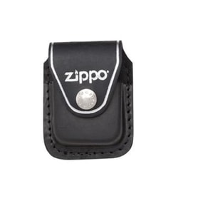 Zippo Orijinal Çakmak Taşıma Kılıfı Deri Klipsli-Siyah Renk-Z249