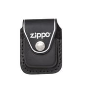Zippo Orijinal Çakmak Taşıma Kılıfı Deri Klipsli-Siyah Renk-Z249