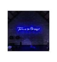 Time to Beast Yazılı Neon Tabela