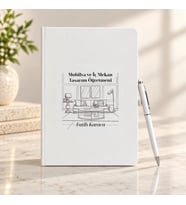 Mobilya ve İç Mekan Tasarım Öğretmenine İsme Özel Defter ve Kalem Seti