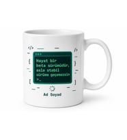 Beta Sürümü Yazılı Komik Baskılı Kupa Bardak Yazılımcı Hediye Porselen Mug