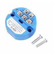 PT100 Sıcaklık Sensör Sinyali İçin 4-20mA Çevirici Transmitter Modül 0C / 400C DC 24V Rtd Termometre