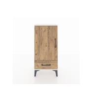 Arges Komodin 3 Raflı Tek Çekmeceli Tek Kapaklı 44x30x96 Aytaşı-Çam