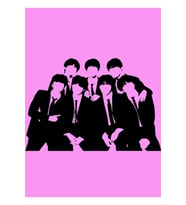 Bts Grup Üyeleri Tablo Ahşap Poster Dekoratif Kod3377