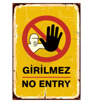 Ahşap MDF Poster (27x18cm)