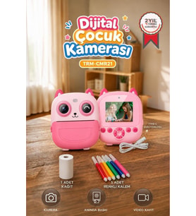 Dijital Fotoğraf Makineleri Çocuk Termal Resim Baskılı Yazıcı Kamera Video