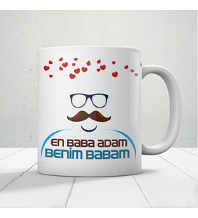 En Baba Adam Benim Babam Baskılı Babalar Günü Kupa Bardak Kahve Kupa Bardak