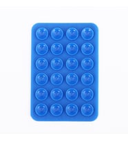 Lexroo Kare Öpücüklü 03 Çift Taraflı Silikon Tutucu 5,50cm x 8cm - Saks Mavi