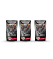 Yetişkin Kediler İçin,Tahılsız,Jöle İçinde Kuzu Ve Ciğer Parça Etli Yaş Mama 85 gr X3 ADET
