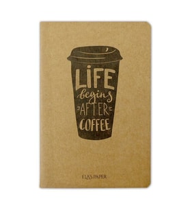 Life Begins Coffee - Defter