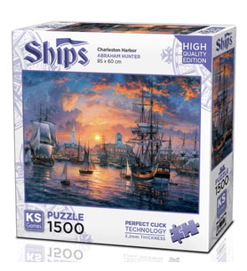 KS Games 1500 Parça Charleston Limanı Puzzle