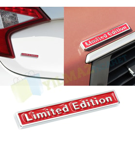 Limited Edition Torpido Bagaj Logo Amblem 3D Metal Paslanmaz Çelik