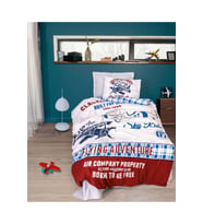 Cotton Box Junior Tek Kişilik Nevresim Takımı Flying Gri