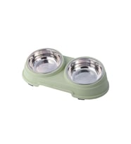 Nunbell Melamin Çelik Mama Kabı İkili